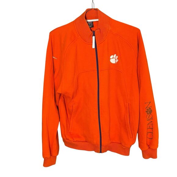 Nike Team apparel men's M embroidered university of Clemson full zip jacket - Picture 1 of 8